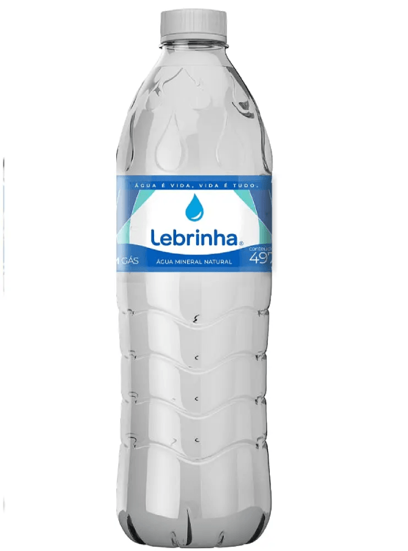AGUA MIN  LEBRINHA COM /GAS 500ML